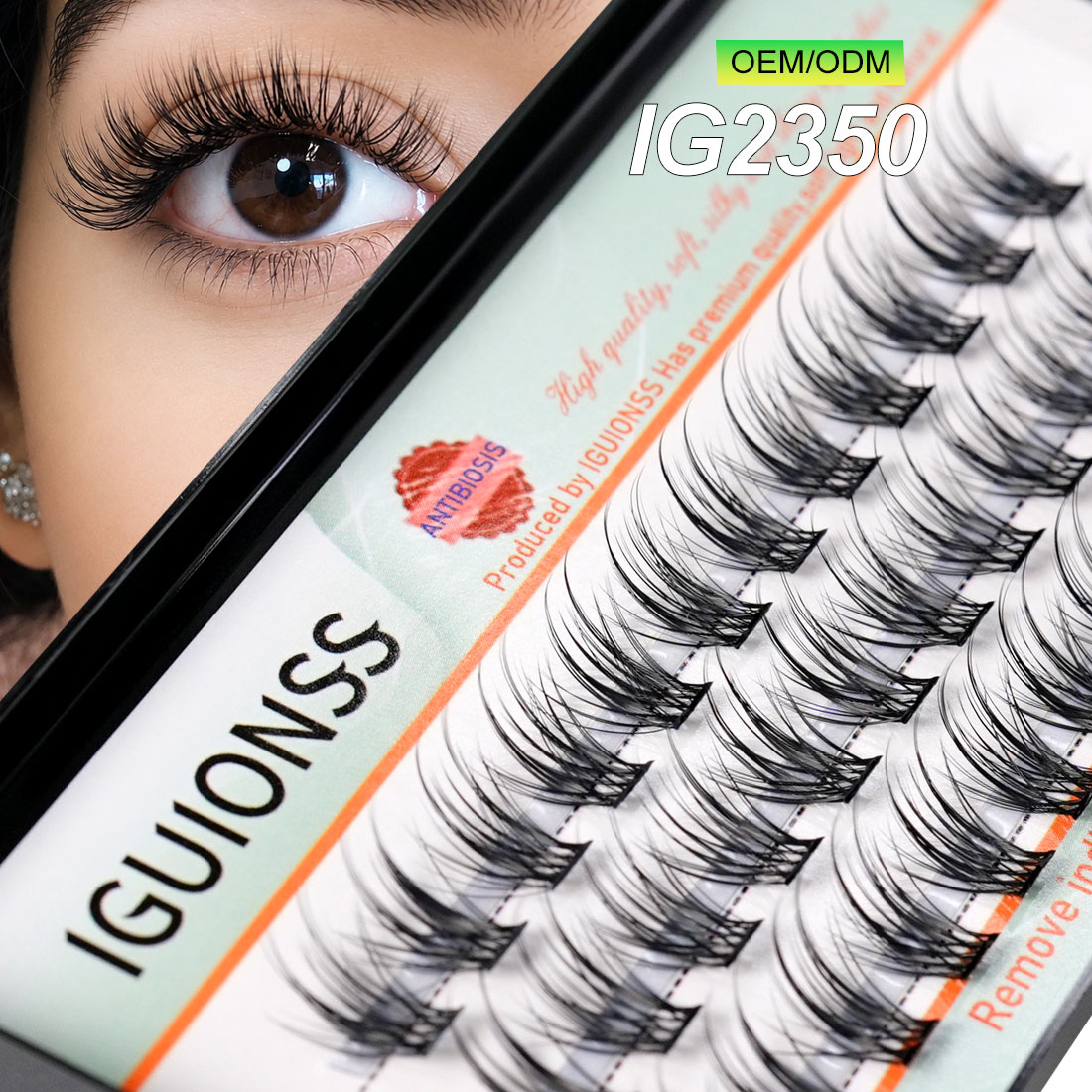 Eyelash Extension Human Hair - OEM ODM Cílios em Tufos Extensão