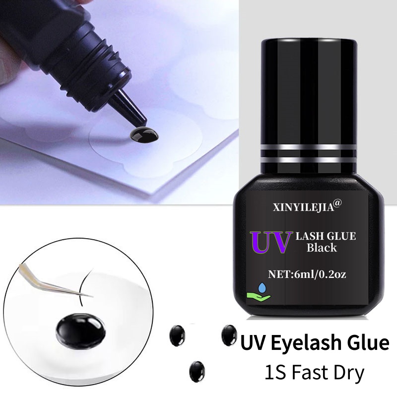 Eyelash Extension Glue For Sensitive Eyes - Cola UV TPO Free 6ml para