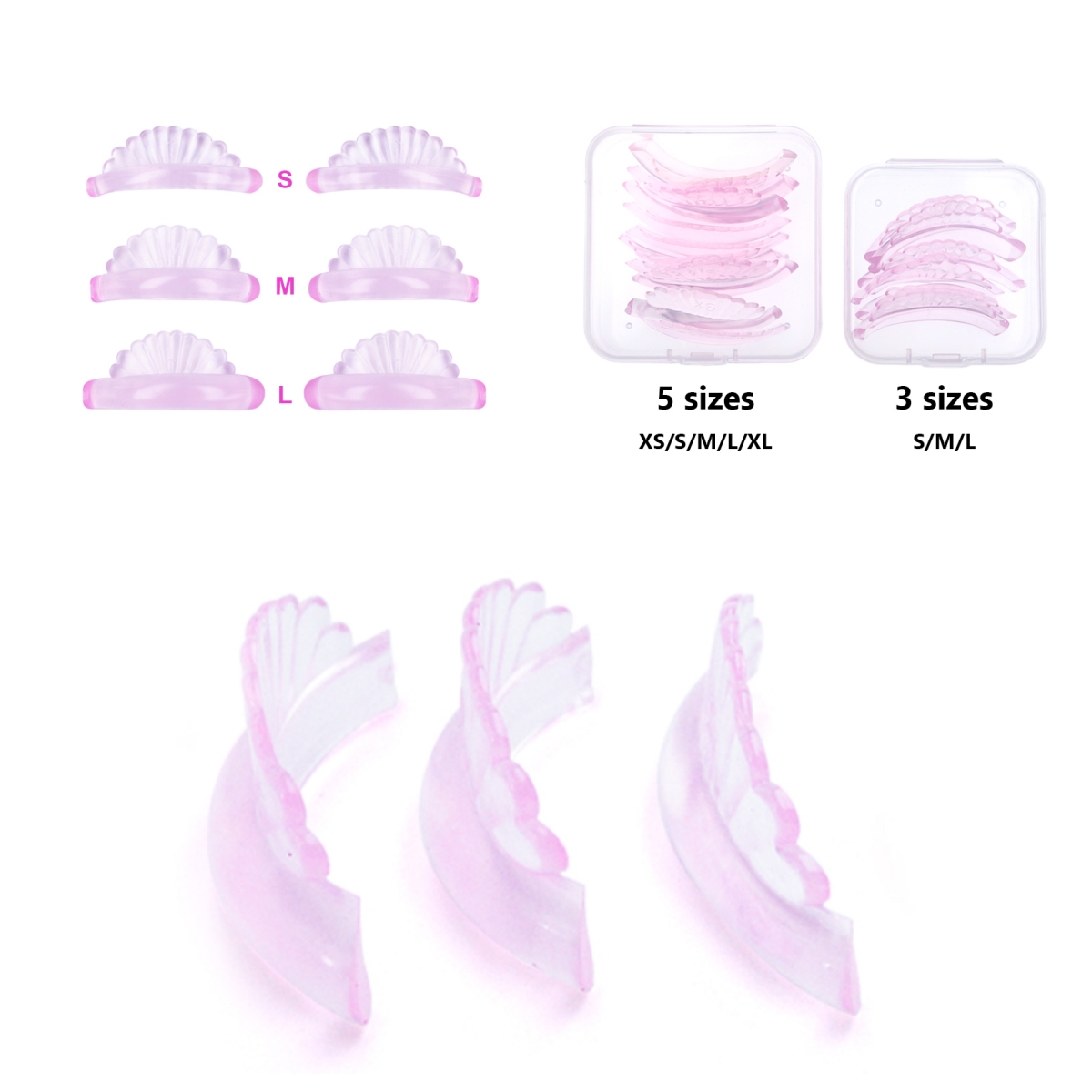 Eyelash Extension London - Almofadas de silicone para elevação de