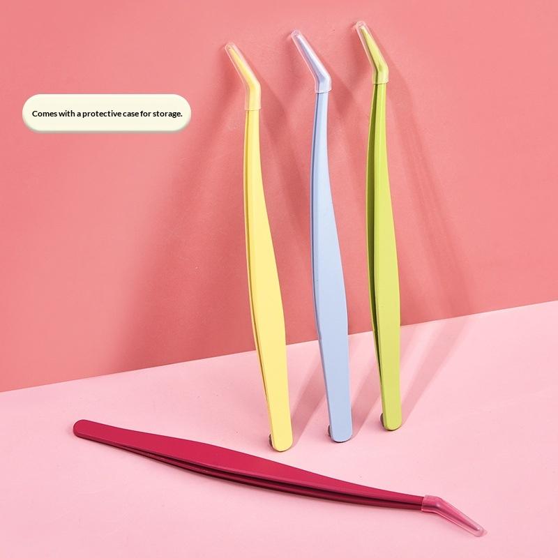 Lash Extension Tweezers - Pinça de Aço Inoxidável para Aplicação