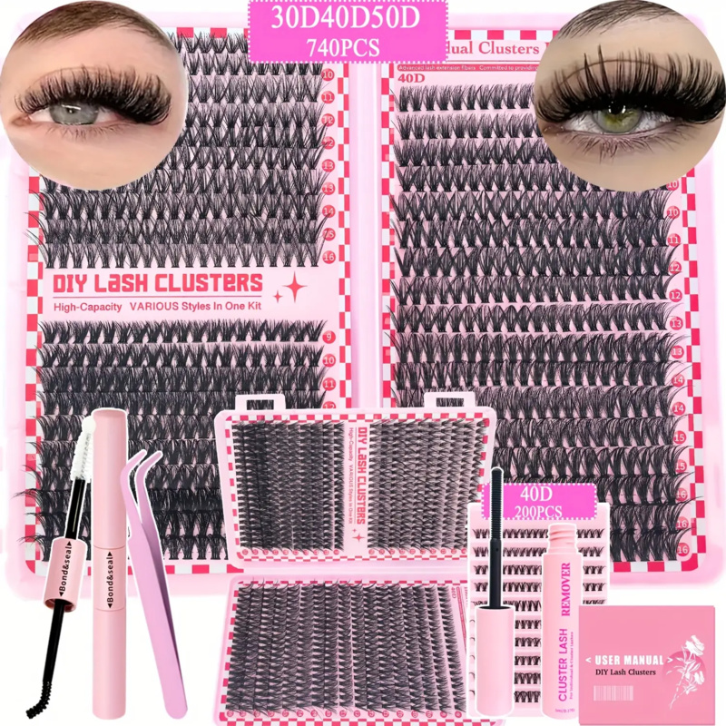 Lash Extension Tweezers - Kit de extensão de cílios mais