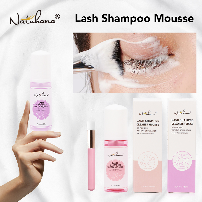 Eyelash Extension London - Natuhana 60ml extensão de cílios shampoo