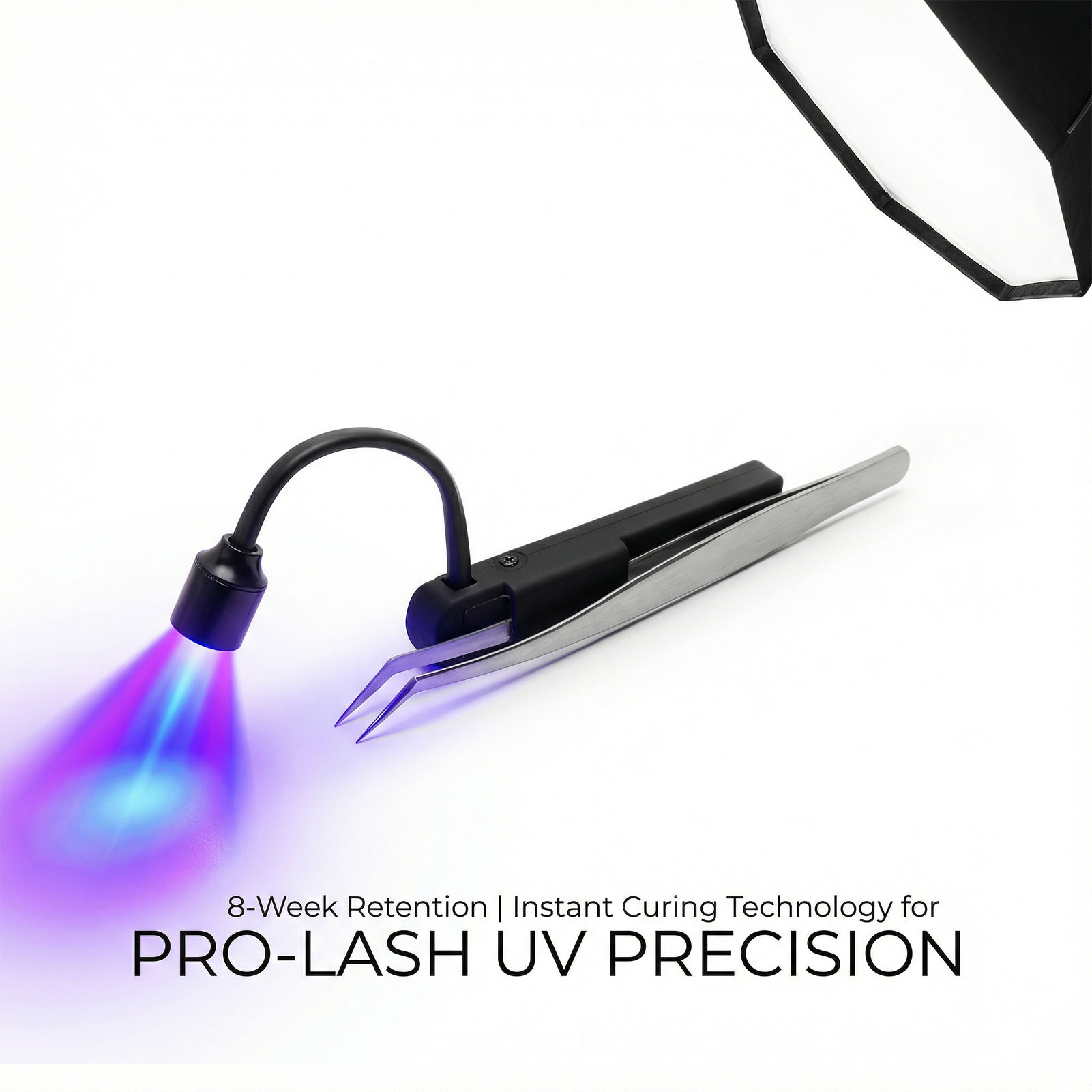 Lash Extension Tweezers - Lâmpada LED para Cílios 1W 395nm,