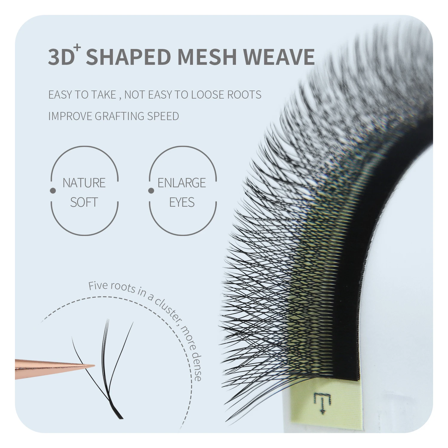 Annafris 3d w três núcleos ext - Eyelash Extension Human Hair avaliação e preço