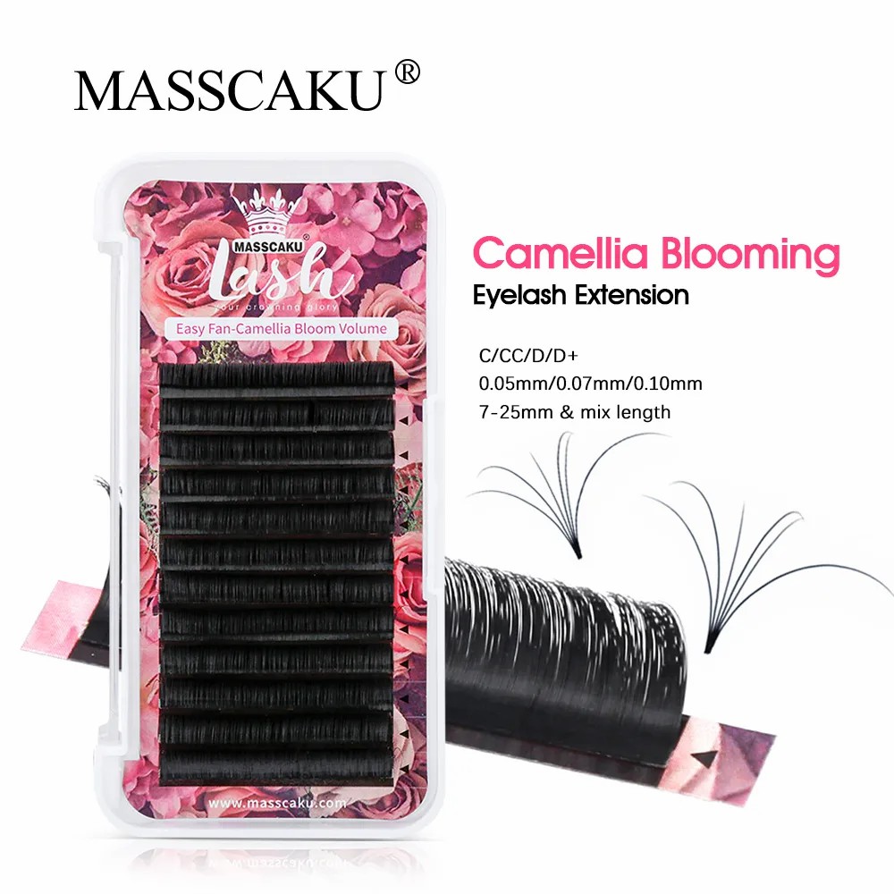 MASSCAKU Cílios Postiços de Vo - Eyelash Extension Human Hair avaliação e preço