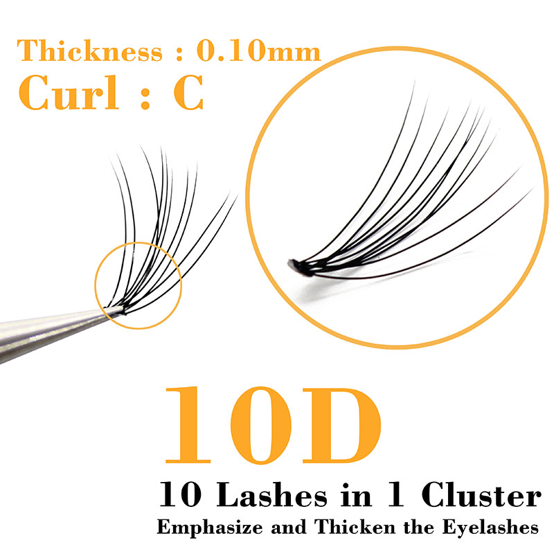 60 Peças/Lote Cílios Postiços  - Eyelash Extension Human Hair avaliação e preço