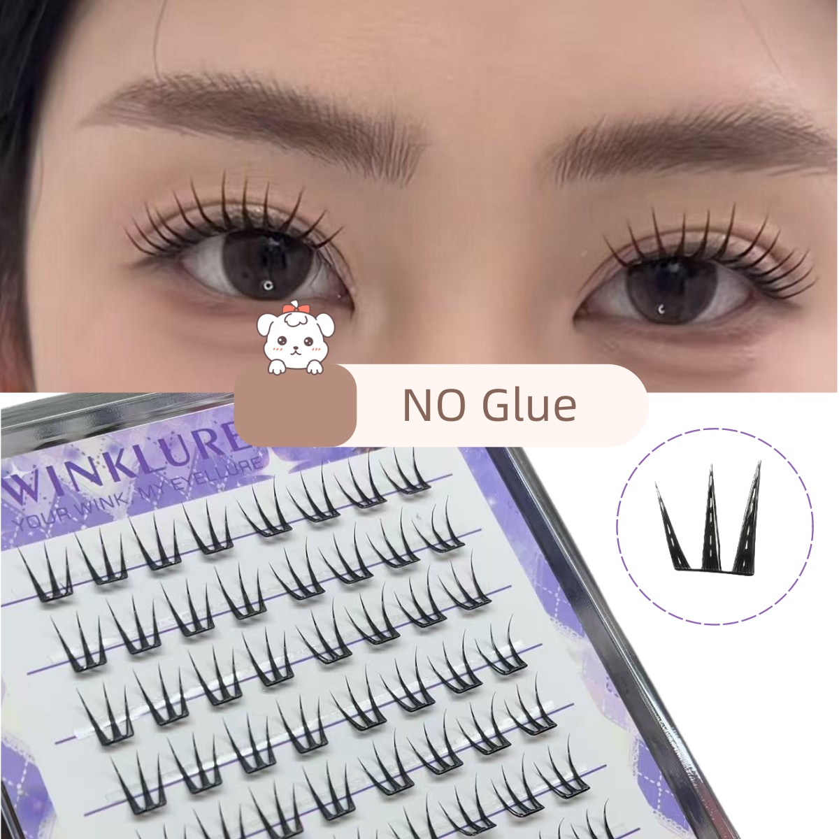 Cílios Postiços WINKLURE No-Gu - Eyelash Extension No 10 avaliação e preço