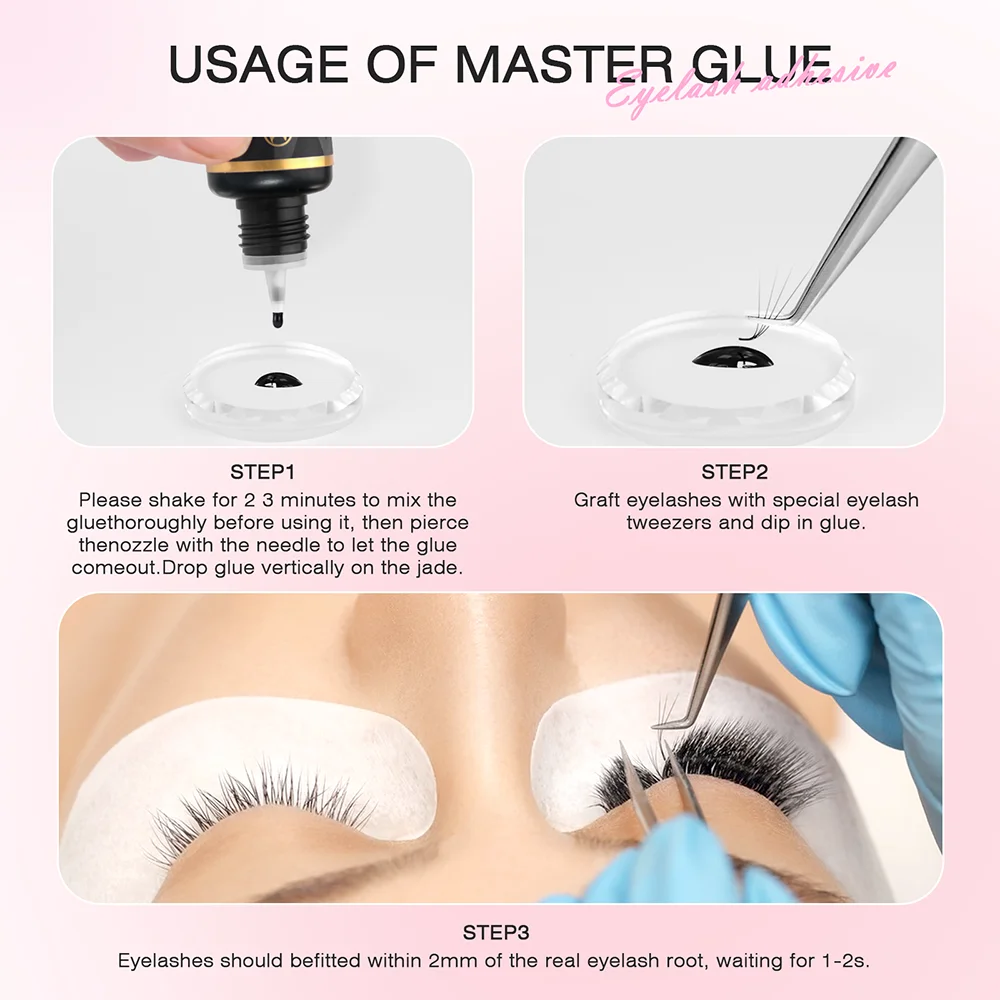 5/10 pçs 0.3 seg cola de exten - Eyelash Extension Glue For Sensitive Eyes avaliação e preço