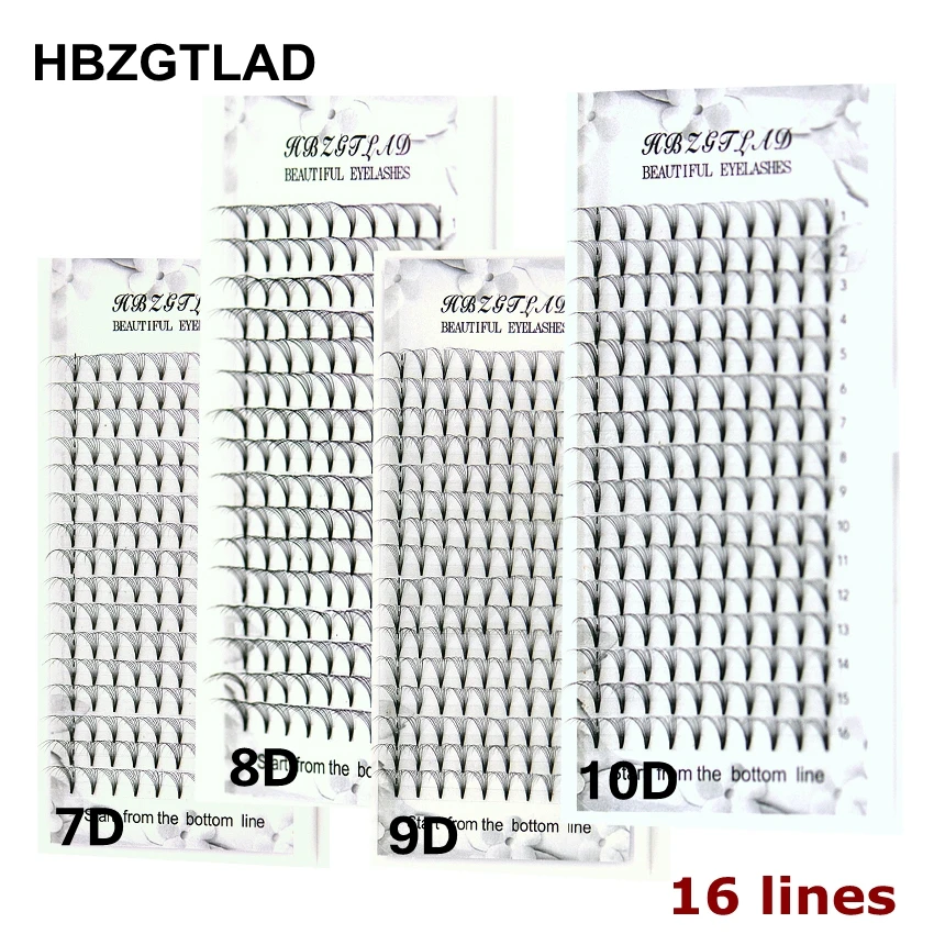 HBZGTLAD 16 Linhas, Grande Cap - Eyelash Extension Human Hair avaliação e preço