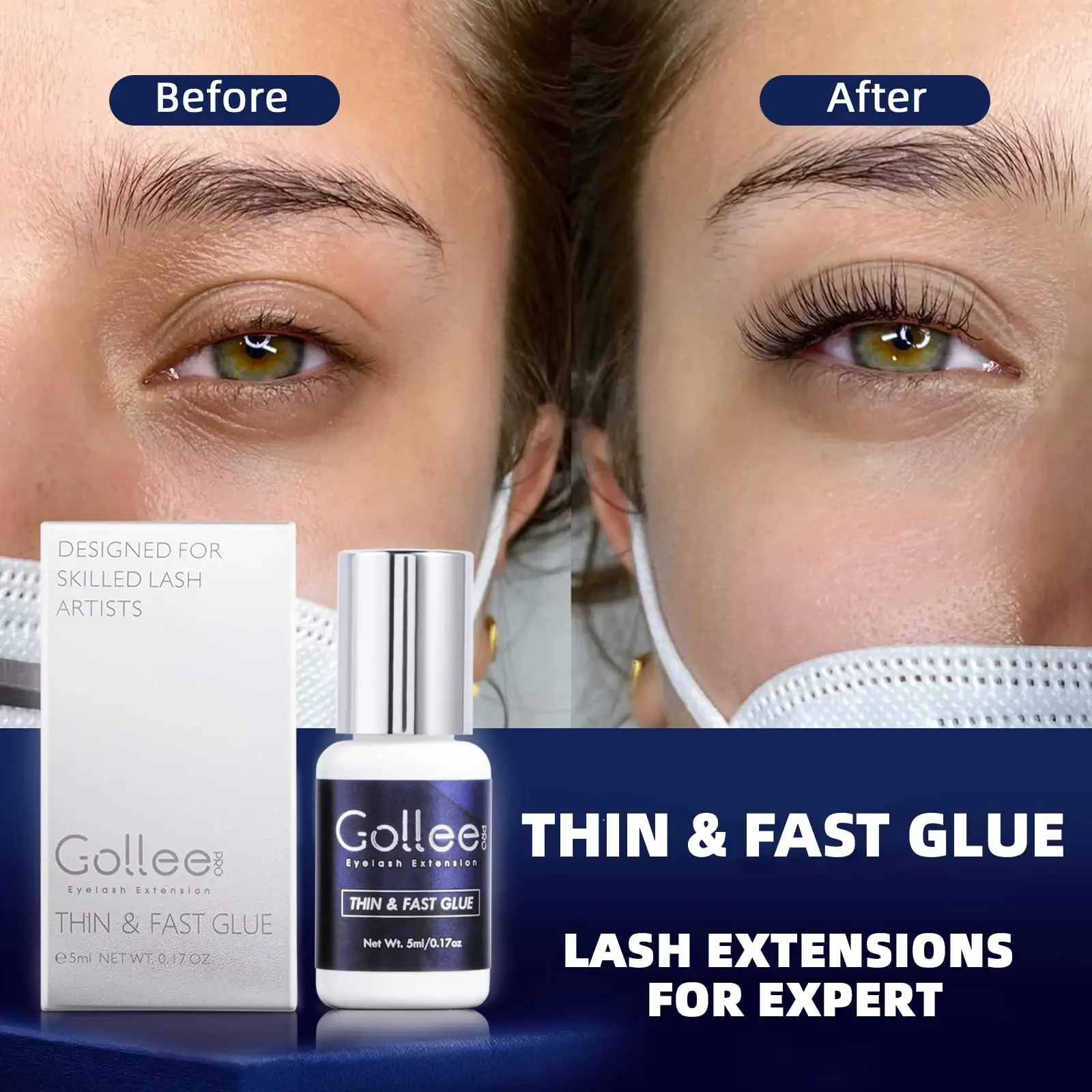 Cola para Extensão de Cílios G - Eyelash Extension Glue For Sensitive Eyes avaliação e preço
