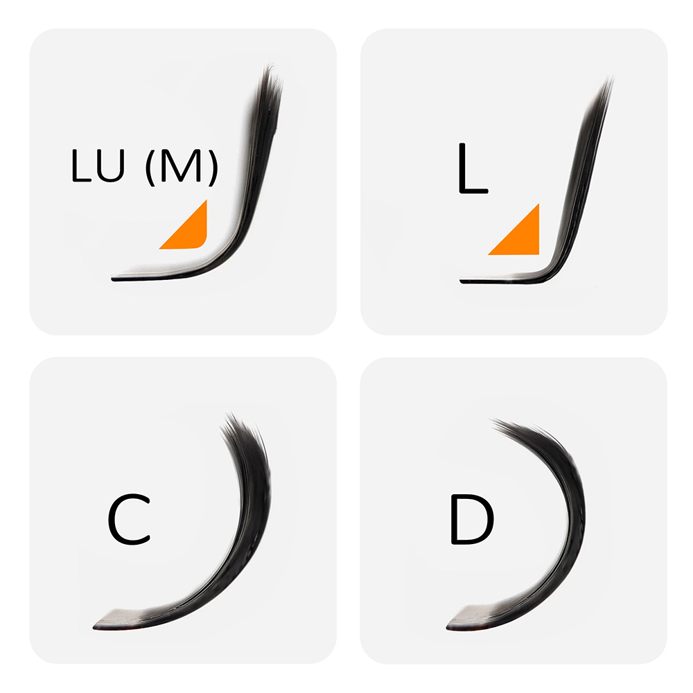 Masscaku l lu m curvado yy/w f - Eyelash Extension Human Hair avaliação e preço