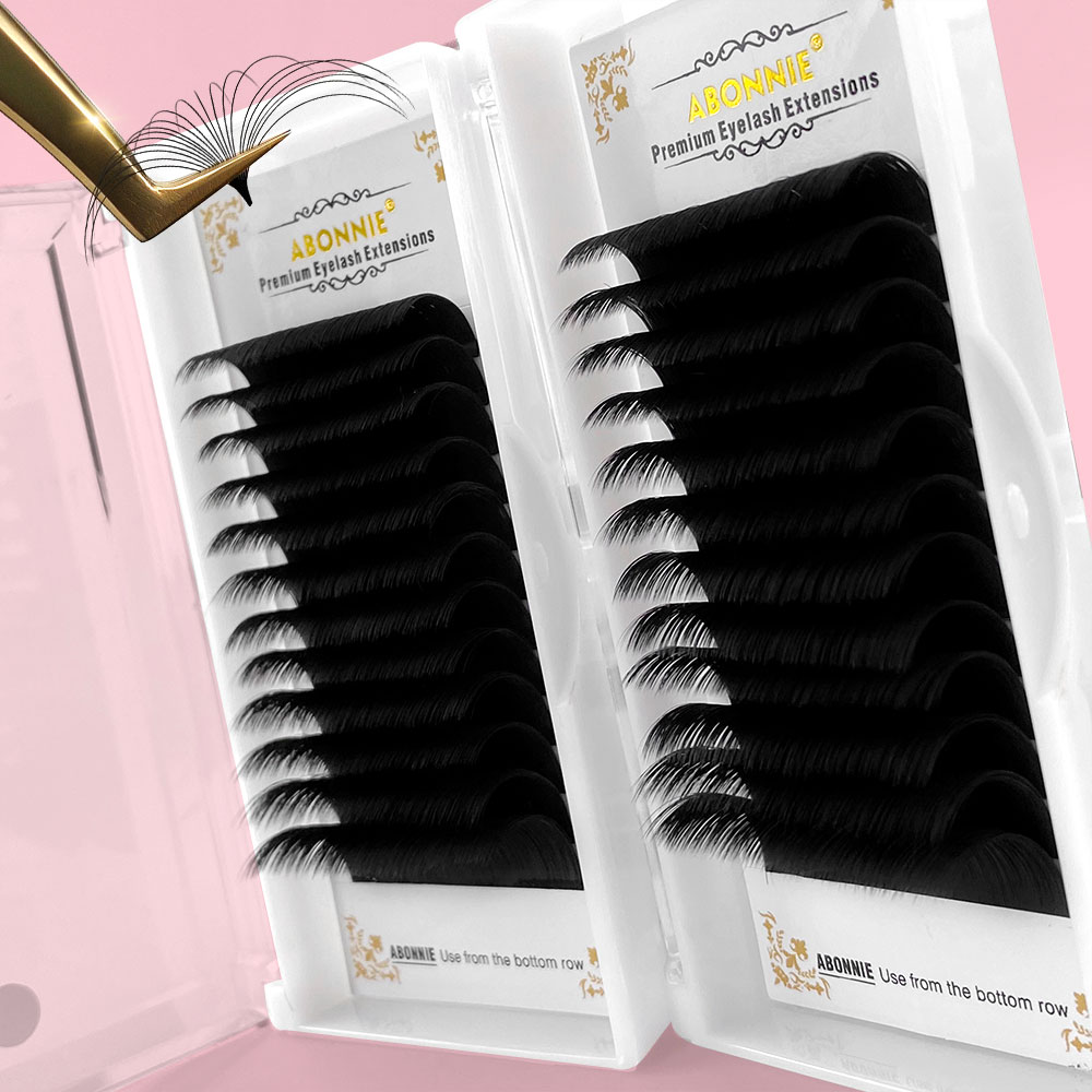 ABONNIE 0.03-0.10mm Cílios Pos - Eyelash Extension Human Hair avaliação e preço