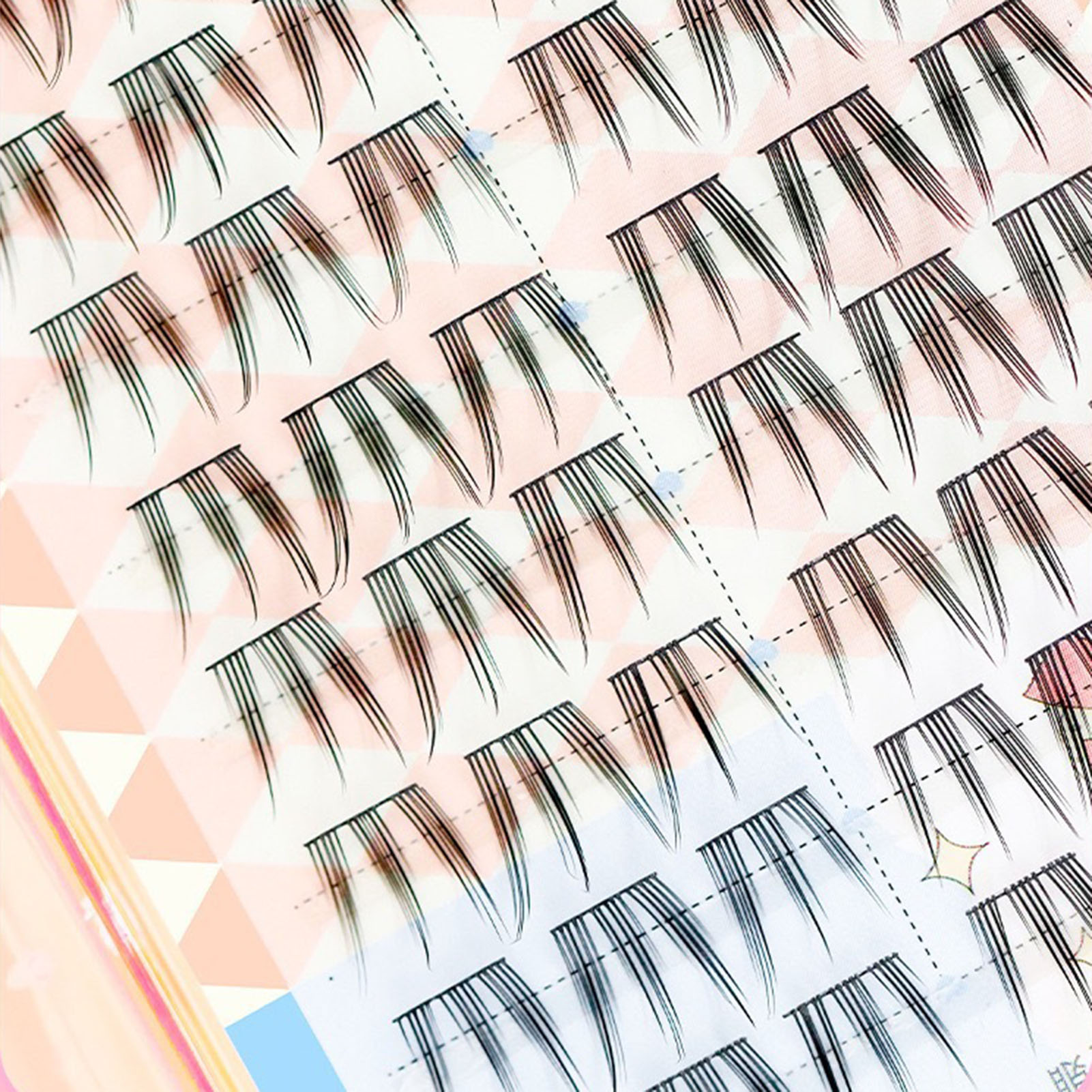 10 linhas de girassol cílios p - Eyelash Extension In Chinese avaliação e preço