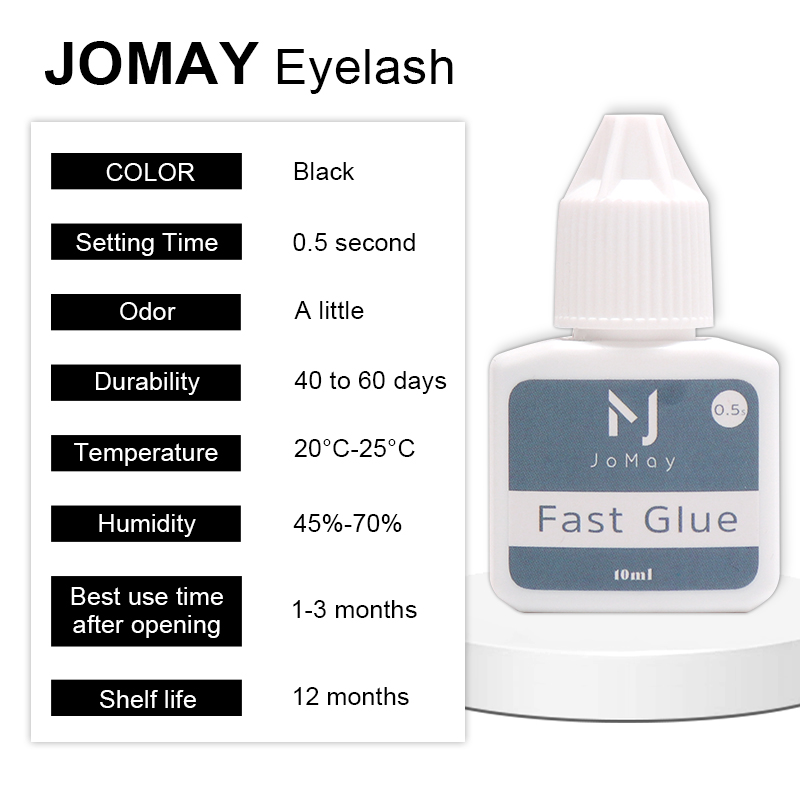 Cola para Cílios JOMAY 0.5S Su - Eyelash Extension Glue For Sensitive Eyes avaliação e preço