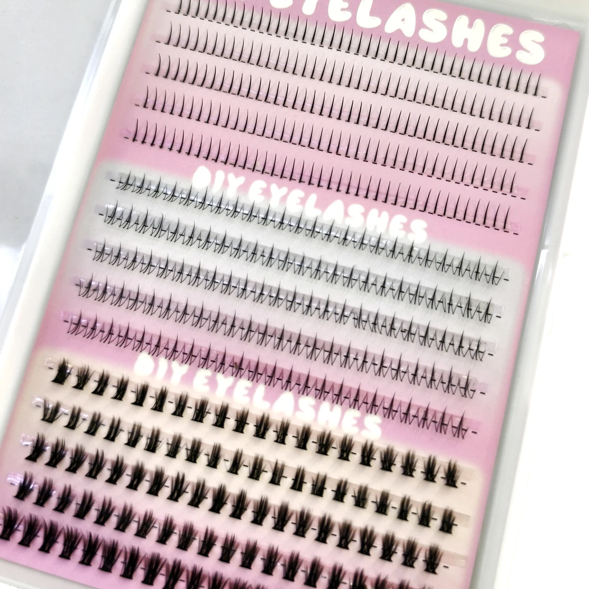 AMSDCN 3styleBottom 15rows Cíl - Eyelash Extension Human Hair avaliação e preço