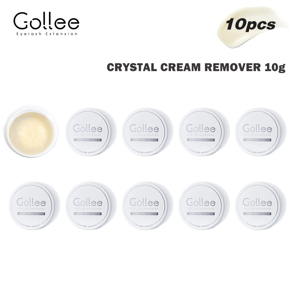 Gollee 5/10 PCS Creme Removedo - Eyelash Extension Glue For Sensitive Eyes avaliação e preço