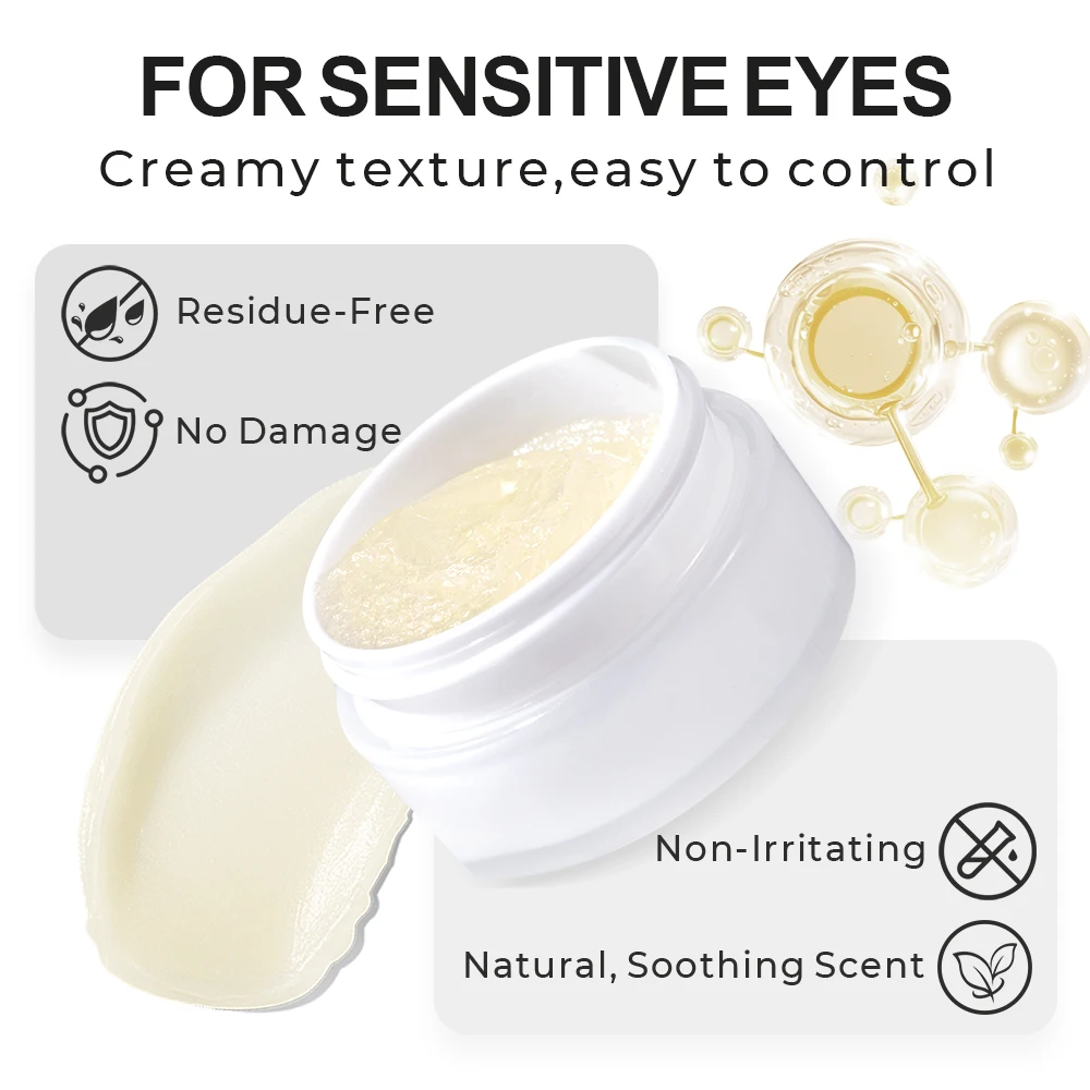 Gollee 5/10 PCS Creme Removedo - Eyelash Extension Glue For Sensitive Eyes avaliação e preço