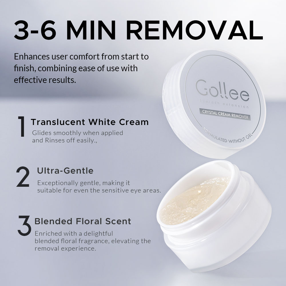 Gollee 5/10 PCS Creme Removedo - Eyelash Extension Glue For Sensitive Eyes avaliação e preço