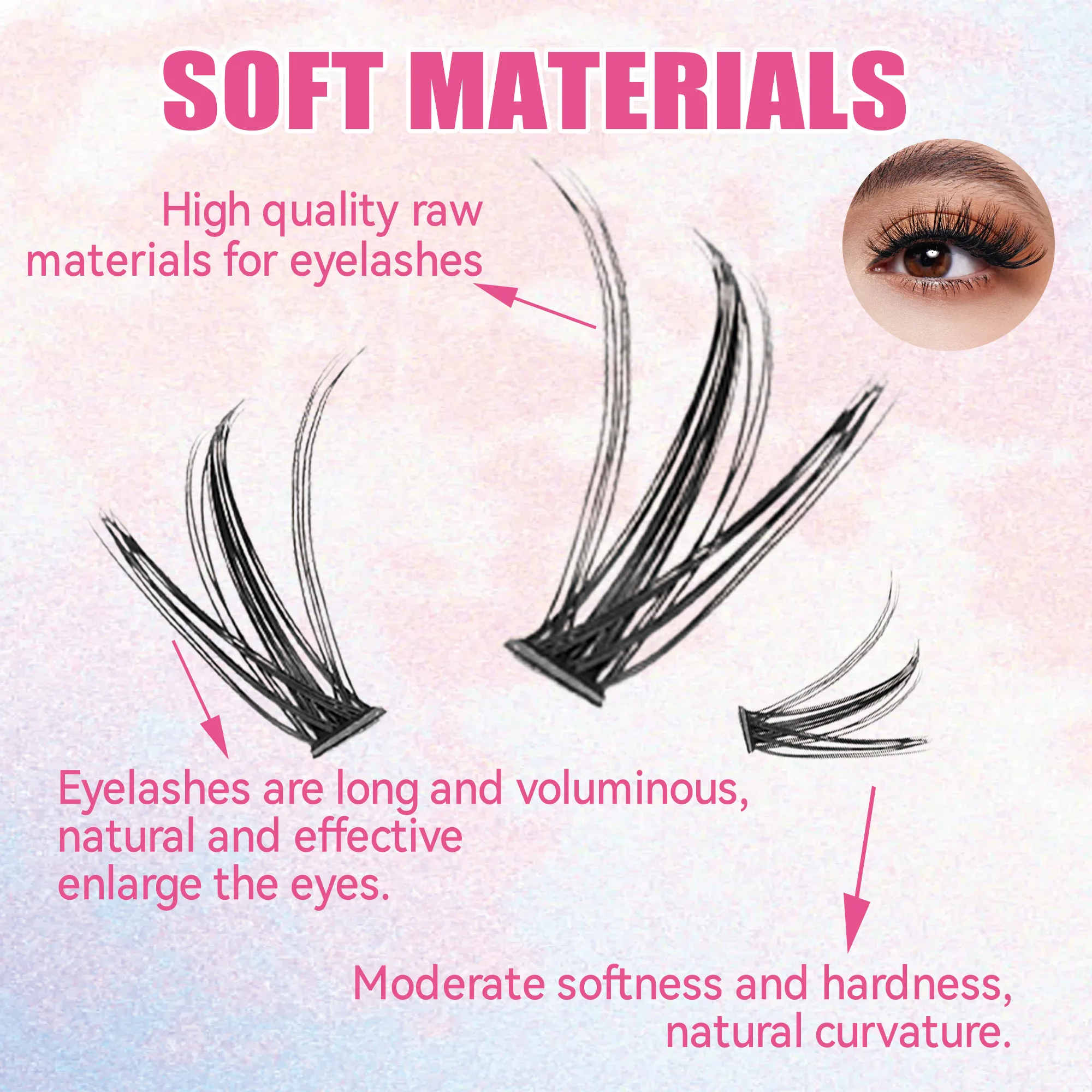 Cílios Postiços em Cachos 200  - Eyelash Extension London avaliação e preço