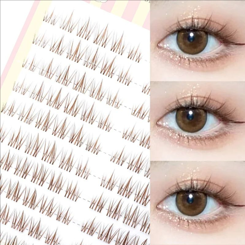Mj marrom girassol cílios post - Eyelash Extension In Chinese avaliação e preço