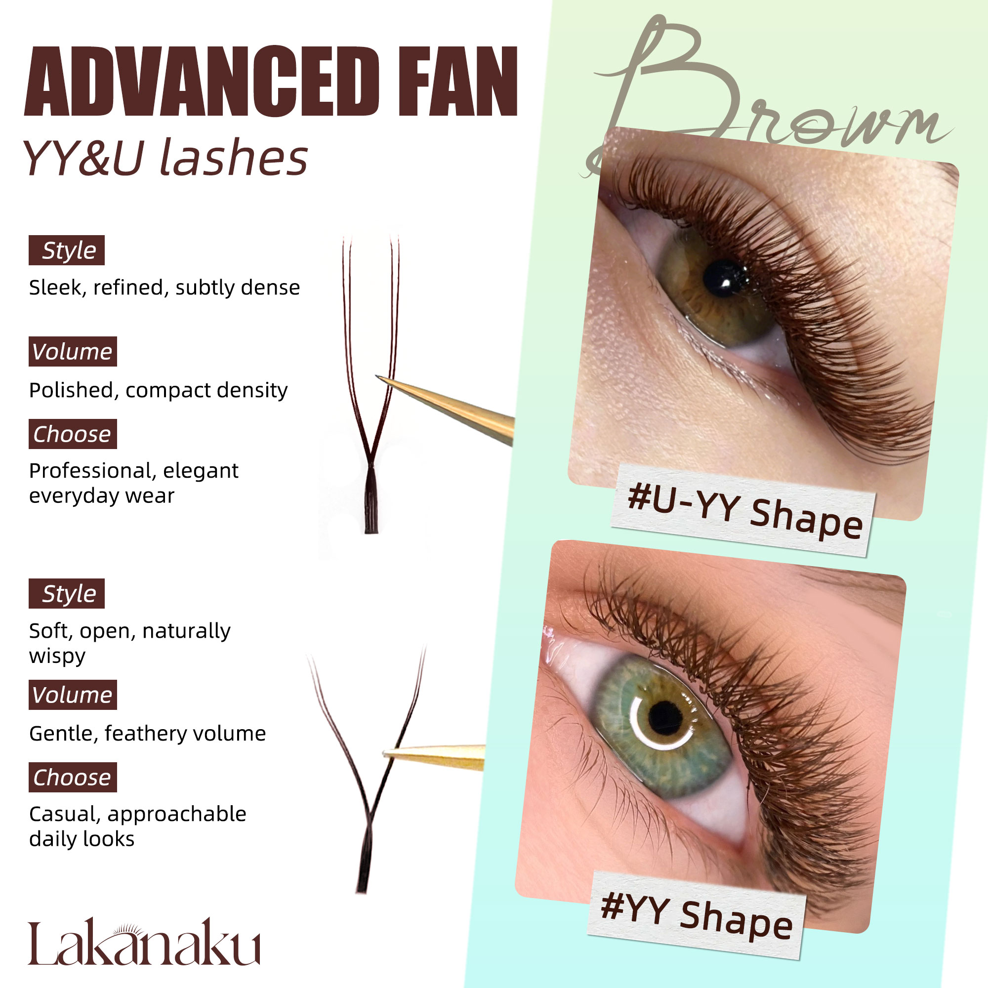 LAKANAKU Cílios Postiços Pré-M - Eyelash Extension Yy avaliação e preço