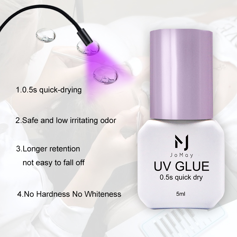 Cola para cílios 0.5S UV LED p - Eyelash Extension Glue For Sensitive Eyes avaliação e preço