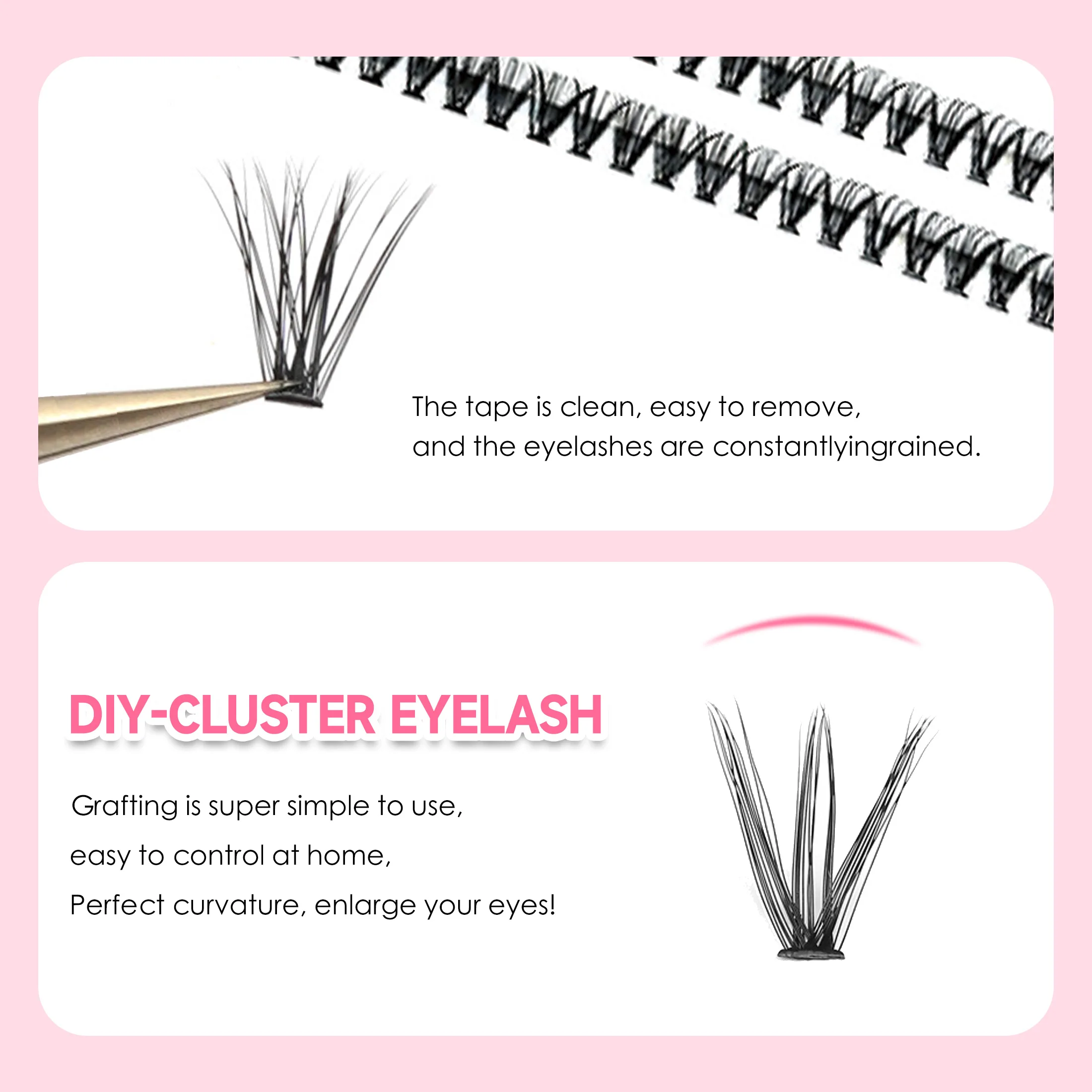 DIY Lashes Extension Kit, Clus - Eyelash Extension London avaliação e preço