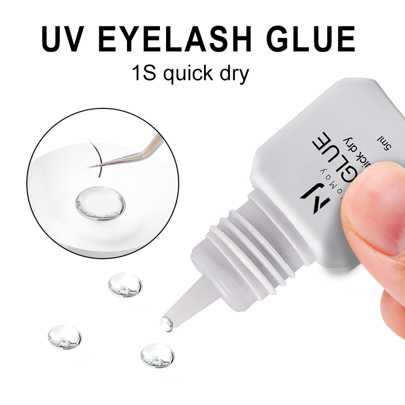 Cola para cílios uv super rápi - Eyelash Extension Glue For Sensitive Eyes avaliação e preço